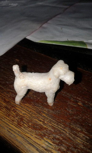 Antiguo Muñeco Muñequito Perro Perrito Fox Terrier 0