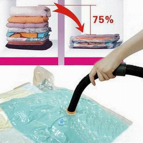 Bolsa Vacuum Guarda Ropa Almacenar Vacio 50x70cm Pack.x6 B14 1