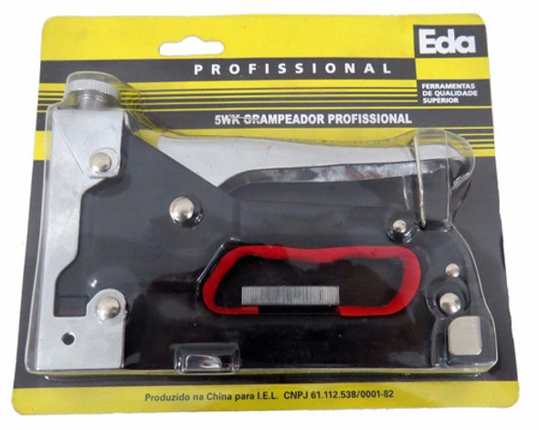 Grampeador Alta Pressão Profissional Tapeceiro Sofá Flex 1