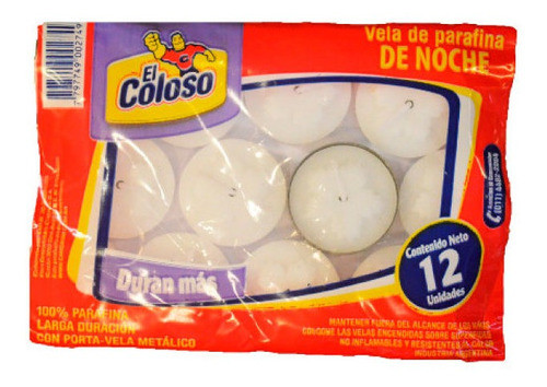 El Coloso Velas De Noche 0