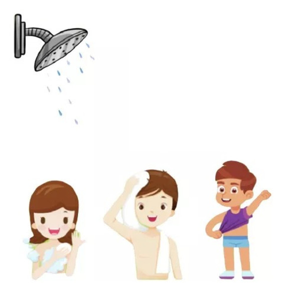Pictos Nos Bañamos Rutinas Cotidianas  Cea Tea 0