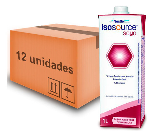 Isosource Soya 1000ml - Caixa Com 12 - Nestle 0