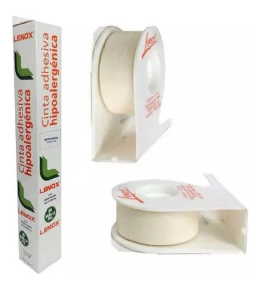 Cinta Adhesiva Tela Hipoalergenica 2,5 X 9 Mts X 12 U Lenox 0