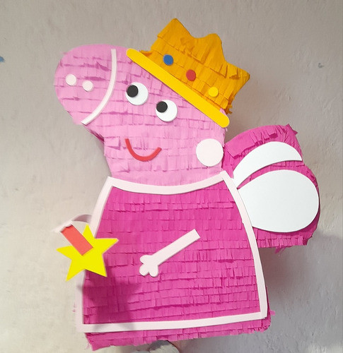 Piñata Peppa Pig Hada Piñatas Cotillon Peppa Infantiles 1