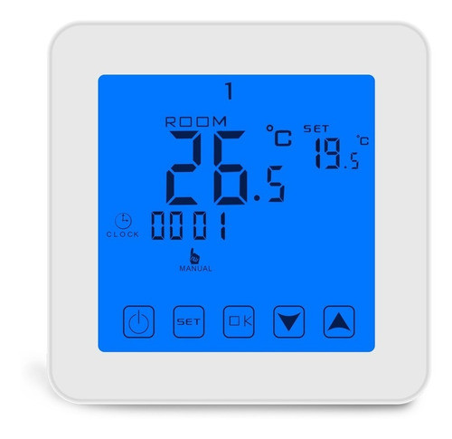 Termostato Caldera Piso Radiante Ambiente Digital Pila 0