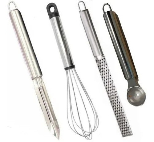 Set Utensillos Cocina Acer Pelador Molde Rallador Batidor 0