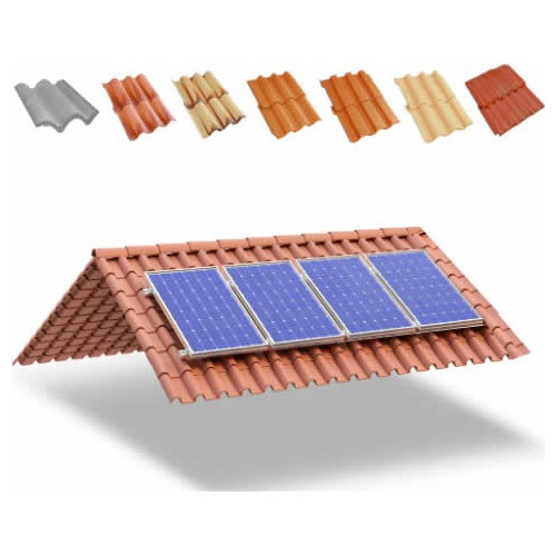 Estrutura Suporte 6 Painéis Solares Telha Colonial 6,60m 0