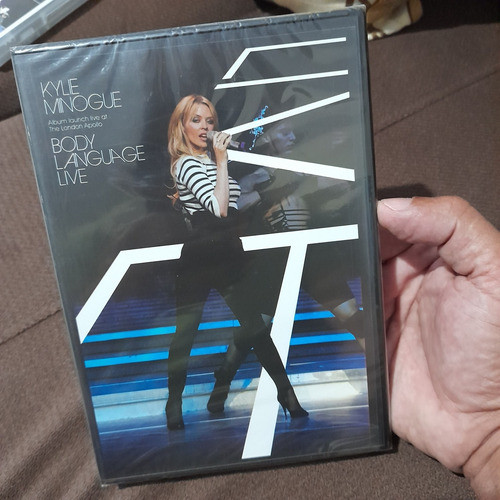 Dvd Kylie Minogue Bady Language Live Lacrado De Fábrica 1