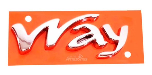 Emblema Way Traseiro Original Novo Uno 2011 2012 2013 0 Emblema Way Traseiro Original Novo Uno 2011 2012 2013 0