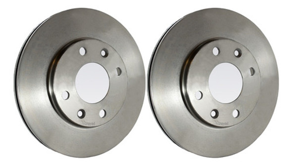 Disco De Freno P/ Peugeot 206 306 106 205 Kit X2 0