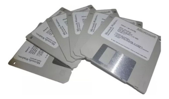 6 Disquetes D 3,5  Originais Instalação Primeiro Windows 3.1 0