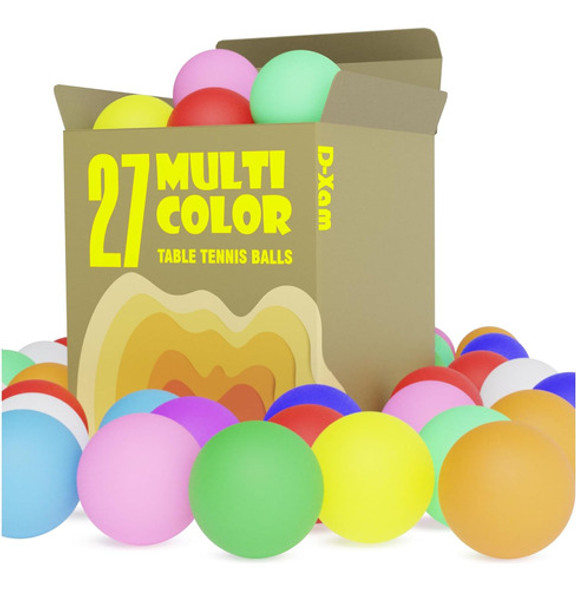Pacote Com 27 Bolas De Pingue-pongue - Bola De Tênis De Mesa 0 Pacote Com 27 Bolas De Pingue-pongue - Bola De Tênis De Mesa 0
