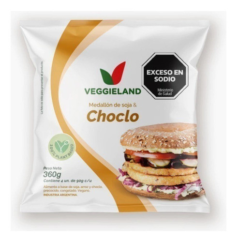Medallón Vegano De Soja Y Choclo Congelado - 4u 360gr 0