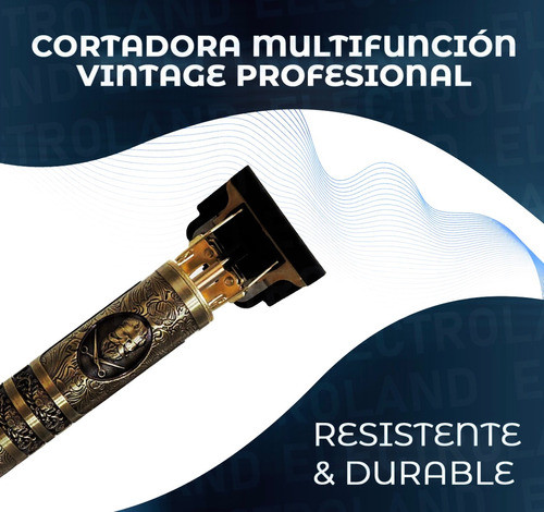 Máquina Trimmer Vintage T9 Corta Pelo Barba Patilla Profesio 1