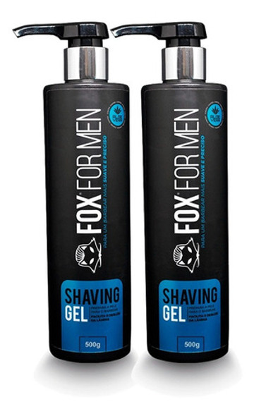 2 Shaving 500g Gel De Barbear Menthol Fox For Men Gel Shave 1 2 Shaving 500g Gel De Barbear Menthol Fox For Men Gel Shave 1