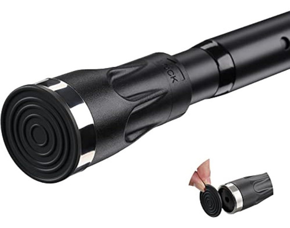 Barra De Cortina De Tensión, Barra De Cortina De Ducha Negra 0