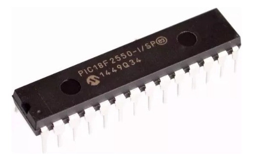2 X Pic18f2550 I/sp Micro 32kb Flash 2048 Ram Dip-28 Packx2 0