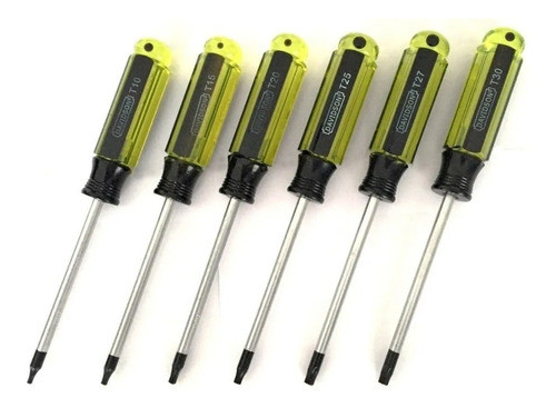 Juego 6 Destornillador Torx T10-30 Profesional Zona Norte 0