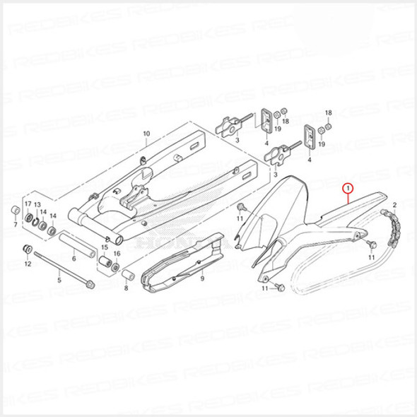Cubre Cadena Corta Spray Honda Cb 250 Twister Original P1 1 Cubre Cadena Corta Spray Honda Cb 250 Twister Original P1 1