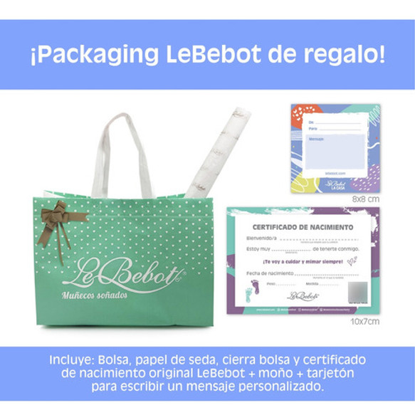 Bebote Real Llorón Lebebot Original Bebe Reborn 405-1 1