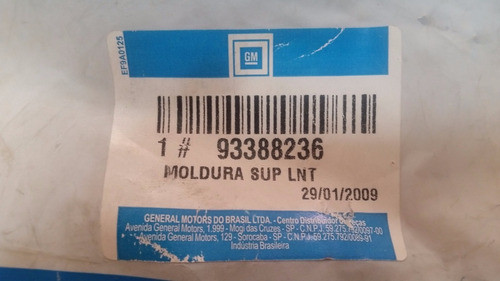 Moldura Superior Faro Trasero Derecho Chevrolet 100% Zafira 1