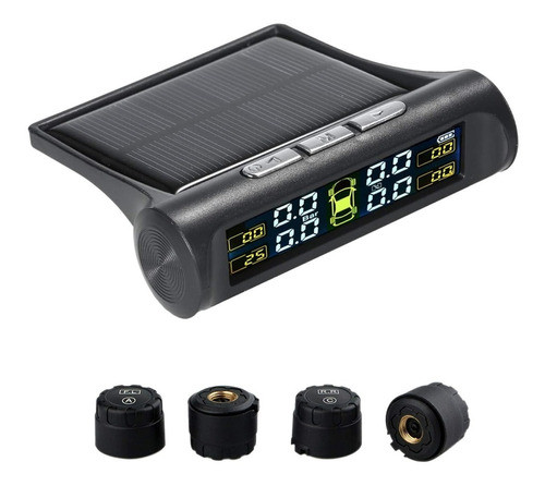 Medidor Presión Y Temperatura Sensor Tpms Neumáticos Autos 0