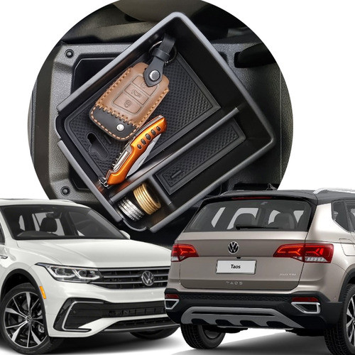 Bandeija Organizadora Console Central Vw Taos E Tiguan 0