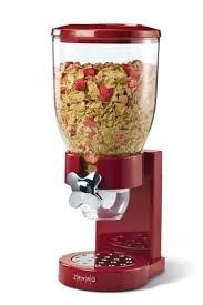 Set 2 Dispenser De Cereales Dosificador Zevro Original Rojo 0