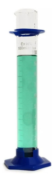 Proveta De Vidro Graduada 250ml Com Base De Poli 0