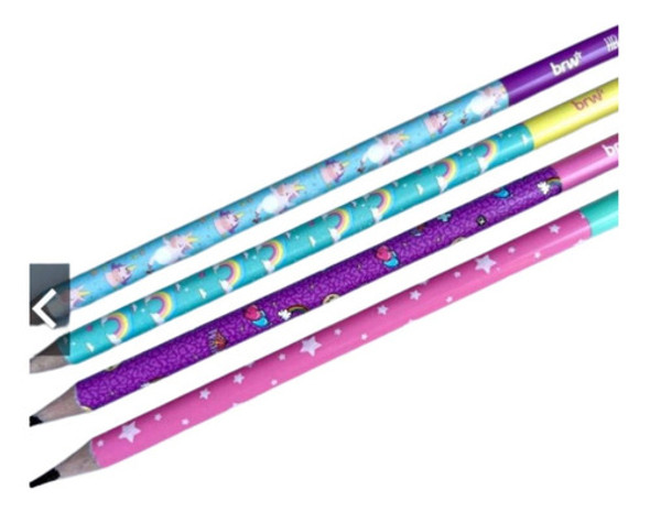 Lápis Grafite Hb Magic Unicornio Pote C/24 Unidades 1