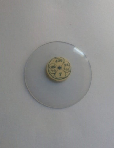 Repuesto Reloj De Bolsillo , Vidrio Cristal 479 0