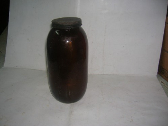 Botella Rhonepoulenc Antiguo Envase Farmacia Laboratorio 0