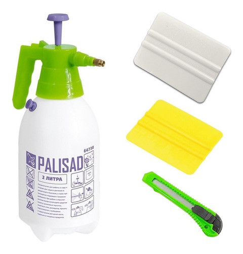 Kit Borrifador Estilete Espatula Para Insufilm E Envelope 0