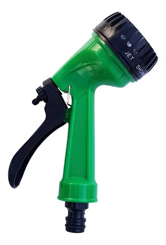 Regador Pistola Plástica 7 Funciones De Riego P/ Acople Rap. 0