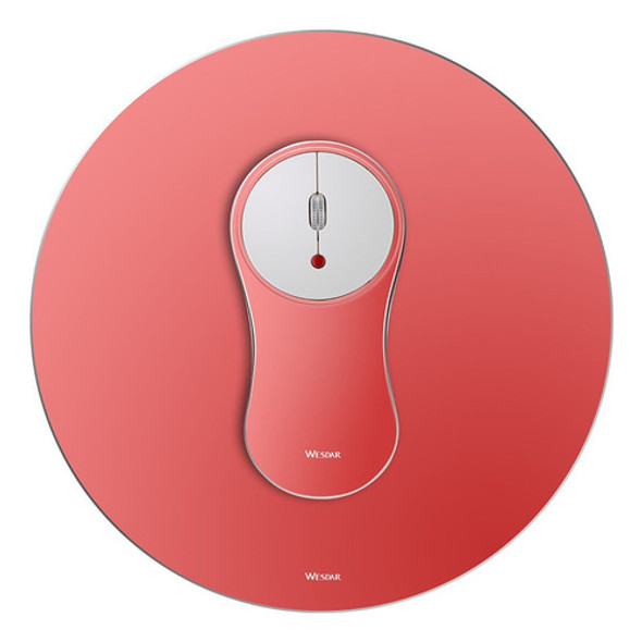 Combo Wesdar Mp1 Aluminio Mouse Mousepad Red 0