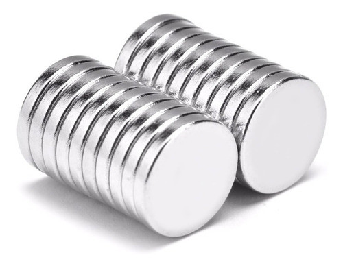 50pcs. Imã De Neodímio 12x2 Redondo Pastilha 12mm X 2mm N35 0