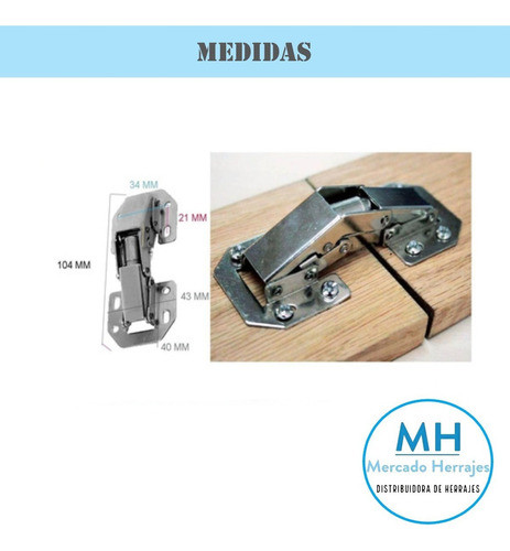 Bisagra Articulada Para Muebles Ducasse 1