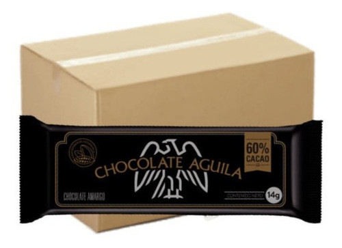 Barritas Chocolate Amargo Aguila Al 60% 24x14g 0