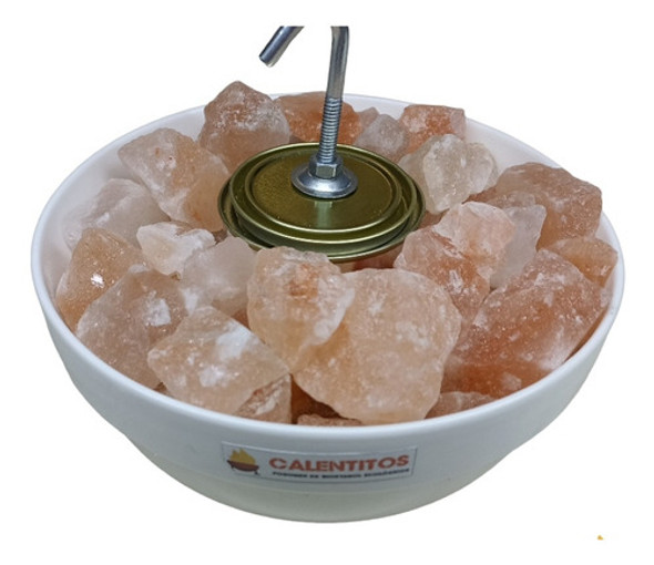 Fogón De Bioetanol Con Sal Del Himalaya 0