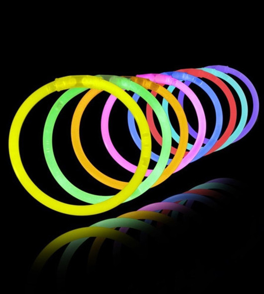 Pulseras X 100 Neon Luminosa Química Luz Cotillon Pulsera 1