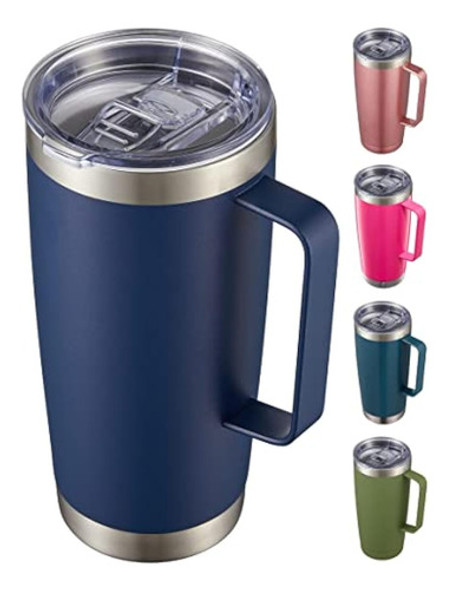 Civago Vaso De 20 Onzas Con Tapa Y Popote, Taza De 0