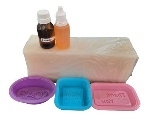 Jabon + 3 Moldes+esencia+color 0