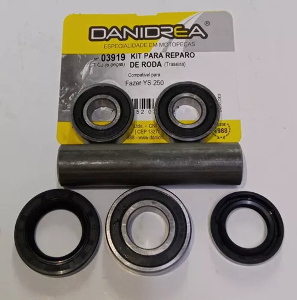 Rolamento Roda Traseira Fazer 250 Com Bucha E Retentores 1