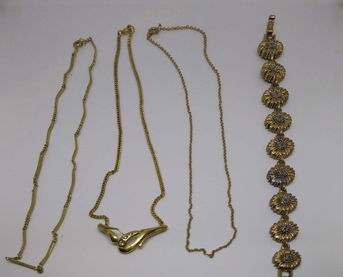 Combo De Cadenas Y Pulsera Antigua (cod.12) 0