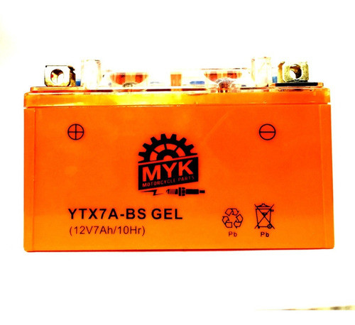 Bateria Gel Myk //  Ytx7a-bs - Mundomotos.uy 0