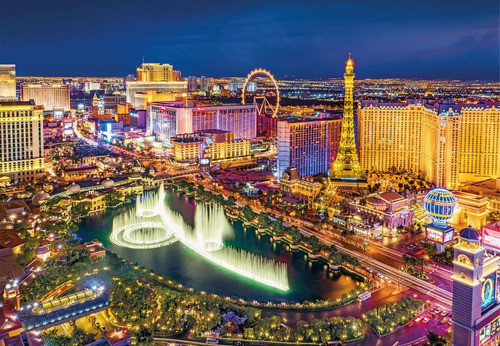 Puzzle 6000 Piezas Las Vegas - Clementoni - Mosca 1