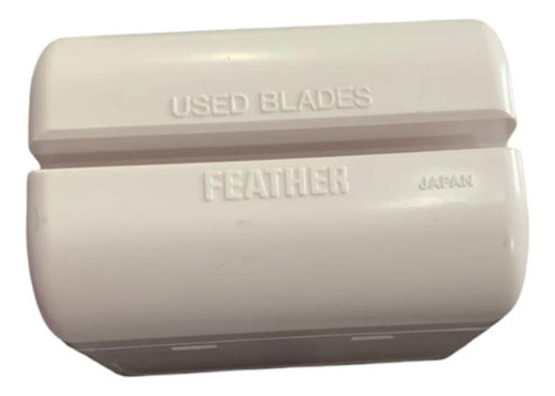 Feather Desechador De Filos Blanco Barberia Navajas 1