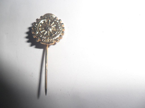 Automovil Club Argentino Aca Pin Prendedor Miniatura Dorado 0