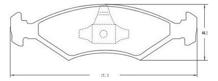 Pastilla Freno Para Ford Fiesta Max Ambiente 1.6 2009-2014 1
