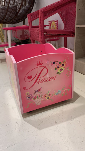 Baul Orgnizador De Juguetes Pricesas Disney Minimalista 1